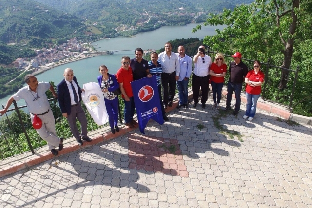 Ürdün ve Tunuslu turizmciler Samsun’u gezdi