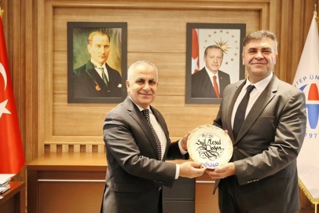 İKSAD BAŞKANI EMEK’TEN GAÜN REKTÖRÜ DOĞAN’A ZİYARET